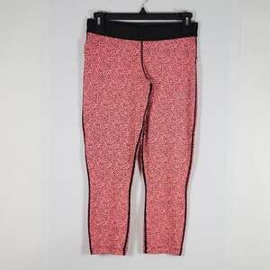 Nike Coral Black Capri Leggings Size S